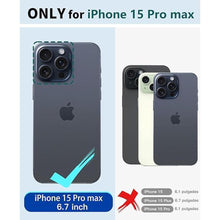 Load image into Gallery viewer, for iPhone 15 Pro Max Case Waterproof Magnetic with Built-in Screen Protector,[Compatible with MagSafe] Shockproof Dustproof Heavy Duty Full Body Protective Cover 6.7 Inch Black
