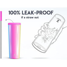 Load image into Gallery viewer, Meoky 30 oz Insulated Tumbler with Lid and Straw, Stainless Steel Vacuum Insulated Tumbler, Keeps Cold for 24 Hours, 100% Leak Proof, Fits in Car Cup Holder (Carnival)
