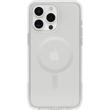 Load image into Gallery viewer, OtterBox iPhone 15 Pro MAX (Only) Symmetry Series Clear Case (Clear), Snaps to MagSafe, Ultra-Sleek, Raised Edges Protect Camera &amp; Screen

