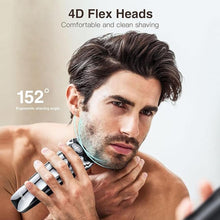 Load image into Gallery viewer, Electric Razor for Men, Men’s Electric Shavers, Wet &amp; Dry Shaver with Pop-up Trimmer, USB-C Rechargeable Waterproof Portable Shaver with LCD Display/Travel Organizer/Travel Lock Ideal Men Gift
