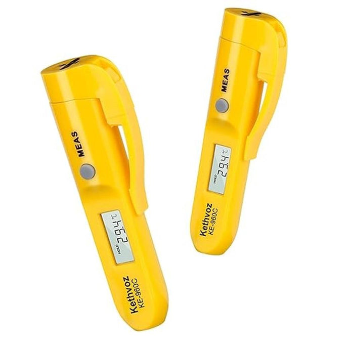 Non Contact Mini Food Thermometer, IR Thermometer Pen, Kethvoz Digital Infrared Thermometer for Cooking 960C Meausre Temp -22 to 527? for Kitchen, Wine, Soap/Candy DIY Making?2-Pack?