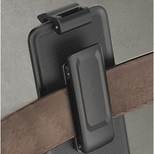 Load image into Gallery viewer, Encased Rugged Hand Strap Case Designed for iPhone 15 Pro Max Case with Belt Clip Phone Holster, Heavy Duty Military-Grade Protection [Falcon Armor]
