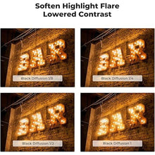 Load image into Gallery viewer, K&amp;F Concept 82mm Black Diffusion 1/2 Filter Mist Cinematic Effect Filter with 18 Multi-Layer Coatings for Video/Vlog/Portrait Photography (K-Series)
