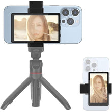 Load image into Gallery viewer, Newmowa Phone Vlog Selfie Monitor Screen, Magnetic Phone Holder Clip Mount, Using Phone Rear Camera for Selfie Vlog Live Stream TikTok, Compatible with iPhone (Support 4K 30fps Wired Recording)
