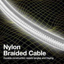 Load image into Gallery viewer, BoxWave Cable Compatible with RUIZU X02 Bluetooth MP3 Player - Micro USB DuraCable, Braided Micro USB Charging Cable - Space Grey
