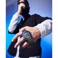Load image into Gallery viewer, SOLLEN Car Watches for Men, Spinning Car Wheel Rim Watch, Casual Waterproof Men's Wrist Watch with Japanese Quartz &amp; Luminous Function, Gift for Adults, Car Enthusiast - 42.5mm
