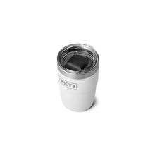 Load image into Gallery viewer, YETI Rambler 8 oz Stackable Cup, Stainless Steel, Vacuum Insulated Espresso Cup with MagSlider Lid, White
