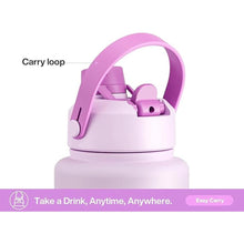 Load image into Gallery viewer, 40 oz Insulated Water Bottle with 2-in-1 Straw and Spout Lid, Keep Cold 24H, Leak-Proof, BPA-Free, Double Wall Stainless Steel Water Bottle for Sports, Gym, Travel, and School (Misty Lilac)
