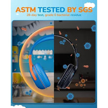 Load image into Gallery viewer, Kids Headphones Wired Toddler Headphones with Microphone, Over-Ear Headphones, 85/94dB Volume-Limiting, 3.5mm Jack, Foldable On-Ear Design - Safe &amp; Comfortable for Learning BRBO
