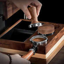 Load image into Gallery viewer, 51mm Espresso Tamper,Premium Barista Coffee Tamper with 100% Flat Stainless Steel Base,Wooden-Handle Tamper Compatible with All 51mm Espresso Machine Bottomless Portafilter
