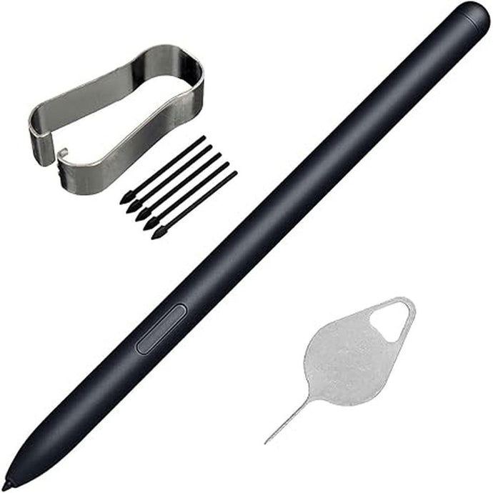 Galaxy Tab S9 Pen Stylus Tab S9 FE S Pen Replacement Tab S9 Ultra Stylus Pen Tab S9+ Touch Pen for Samsung Galaxy Tab S9 FE Pen S Pen with Tips Repair Part Black (NO Bluetooth)