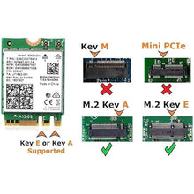 Load image into Gallery viewer, Legacy M.2 WiFi Card for Intel AC 9260 with Bluetooth 5.1 | Up to 1.73Gbps, MU-MIMO, WiFi 5 | Works with Intel, AMD, Linux &amp; Windows 10/11 | No vPro | Model 9260NGW WiFi Adapter (AC9260)
