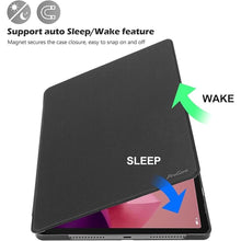 Load image into Gallery viewer, ProCase Cover for Lenovo Tab P12 12.7 inch 2023 Case TB370FU with Pen Holder, Slim Folio Case Protective Hard Shell Lightweight Stand Smart Cover for 12.7 inch Lenovo Tab P12 2023 -Black
