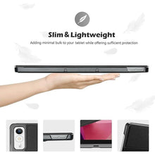 Load image into Gallery viewer, ProCase Cover for Lenovo Tab P12 12.7 inch 2023 Case TB370FU with Pen Holder, Slim Folio Case Protective Hard Shell Lightweight Stand Smart Cover for 12.7 inch Lenovo Tab P12 2023 -Black
