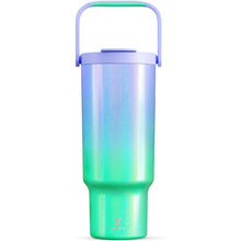 Load image into Gallery viewer, Meoky 40 oz Tumbler with Handle and Straw, Insulated Water Bottle, Stainless Steel Travel Mug, Keeps Cold for 34 Hours, 100% Leak Proof, Fits in Car Cup Holder (Fairyland)
