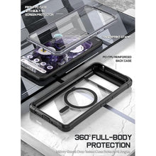 Load image into Gallery viewer, Poetic Guardian MagPro Case Compatible with Pixel 8 5G 6.2 inch, [Compatible with MagSafe], Full Body Hybrid Shockproof Bumper Cover Case with Built-in Screen Protector, Black/Clear
