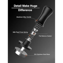 Load image into Gallery viewer, Espresso Tamper, 51mm Coffee Tamper for Coffee Machine Portafilter,Spring-loaded,Stainless Steel
