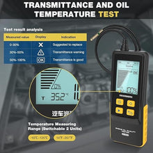 Load image into Gallery viewer, Engine Oil Tester Kit Gasoline &amp; Diesel Engine Oil Quality Test Kit, Quick Testing Transmittance and Temperature, Car Diagnostic Analysis Tool with 31.5 inch Flexible Probe, Includes 4 Batteries
