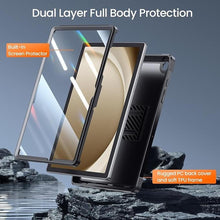 Load image into Gallery viewer, ZtotopCases for Samsung Galaxy Tab A9 Plus 11 Inch 5G 2023 Case, Built-in Screen Protector/Kickstand/Full-Body Dual Layer Shockproof Protective Cover for Tablet A9+ 11'' (SM-X210/X216/X218), Black
