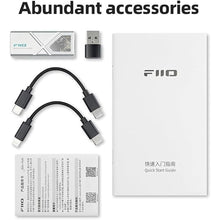 Load image into Gallery viewer, FiiO/JadeAudio KA13 Portable DAC Dongle, USB-C Adapter, 3.5mm and 4.4mm Outputs Compatible with Android/iOS System/PC/Music Players, PCM 384kHz/32bit | DSD256 550mW high Power (Black)
