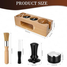 Load image into Gallery viewer, Y-Step 5 Pack Espresso Tamper Set Espresso Accessories Kit, With Espresso Tamper Coffee Distributor, Espresso Stirrer, Espresso Tamping Station, Coffee Clean Brush, Espresso Tools for Coffee Bar, 51mm
