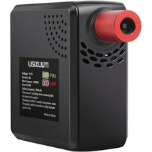 Load image into Gallery viewer, Tiny Bike Air Pump Electric Mini Tire Inflator Portable Air Compressor 150 PSI with Pressure Gauge Cube Floor Pumps, Digital Display Tires Inflatable for Bicycle,E-Bike,Motorbike,Football,Basketball
