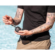 Load image into Gallery viewer, U Hydro Speaker (Black), IPX6 High Pressure Water Resistant Shower &amp; Outdoor Bluetooth 5.0 Lightweight Mini Speaker, Quality Sound Performance, Beach, Pool Party, Camping, Hiking
