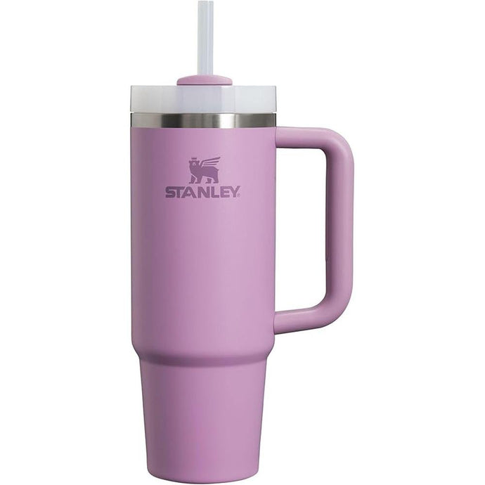 Stanley Quencher H2.0 Tumbler with Handle and Straw 30 oz | Flowstate 3-Position Lid | Cup Holder Compatible for Travel | Insulated Stainless Steel Cup | BPA-Free | Lilac