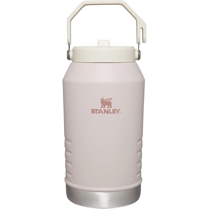 Stanley IceFlow Flip Straw Jug with Handle 96 oz| Twist On Lid and Flip Up Straw | Leak Resistant for Travel and Sports | Insulated Stainless Steel | BPA-Free | Rose Quartz