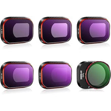 Load image into Gallery viewer, STARTRC ND Filters Set for DJI Mini 4 Pro Accessories -6 Pack (ND8,ND16,ND32,ND64,ND256,CPL)(Aluminum Version)
