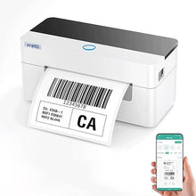 Load image into Gallery viewer, vretti Shipping Label Printer - Bluetooth Thermal Label Printer for Shipping Packages &amp; Small Business, Thermal 4x6 Compatible with iPhone Android Window Mac USPS
