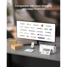 Load image into Gallery viewer, vretti Shipping Label Printer - Bluetooth Thermal Label Printer for Shipping Packages &amp; Small Business, Thermal 4x6 Compatible with iPhone Android Window Mac USPS
