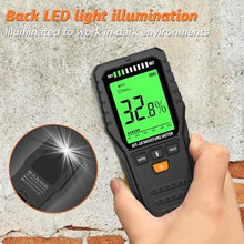 Load image into Gallery viewer, Pinless Moisture Meter MESITOOL Digital Moisture Meters for Wood Lumber Moisture Detector for Firewood Concrete Come with 9v Battery and Carry Bag (MT28)
