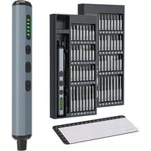 Load image into Gallery viewer, Tomorotec 68-in-1 Mini Precision Electric Screwdriver Kit: S2 Steel Bits, Adjustable Torque, OLED Display &amp; Rechargeable Battery for Electronics, Gadgets and More - Effortless Repairs and Maintenance
