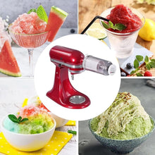 Load image into Gallery viewer, Gdrtwwh Shaver Ice Attachment for KitchenAid Stand Mixer-Ice Shaver and Snow Cone Attachment for Kitchenaid Stand Mixer,BPA Free?8pcs Ice Mold Includ)
