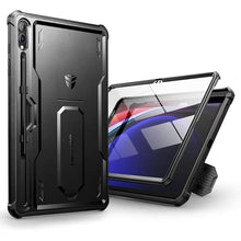 Load image into Gallery viewer, Dexnor Case for Samsung Galaxy Tab S10 Plus (2024) / Galaxy Tab S9 Plus (2023) 12.4 Inch, [Built in Screen Protector &amp; Kickstand] with Pen Holder Heavy Duty Shockproof Protective Cover - Black
