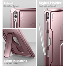 Load image into Gallery viewer, Dexnor Case for Samsung Galaxy Tab S10 Ultra (2024), S9 Ultra(2023), S8 Ultra(2022) 14.6 Inch, [Built in Screen Protector &amp; Kickstand] with Pen Holder Heavy Duty Shockproof Protective Cover - Pink
