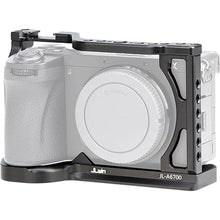 Load image into Gallery viewer, Foto4easy a6700 cage for Sony A6700 Camera,Quick Release Plate for Arca-Swiss,1/4&quot; &amp; 3/8&quot; Screw Holes and Cold Shoe Mount for Accessories
