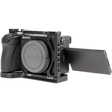 Load image into Gallery viewer, Foto4easy a6700 cage for Sony A6700 Camera,Quick Release Plate for Arca-Swiss,1/4&quot; &amp; 3/8&quot; Screw Holes and Cold Shoe Mount for Accessories

