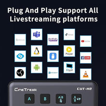 Load image into Gallery viewer, 4K Dual HDMI Video Capture Card with USB 3.0 Capture Speed Video Capture Device 4K HDMI Capture Card for Live Streaming Broadcasting with PIP Function for Video Gaming, USB 3.0 Video Capture
