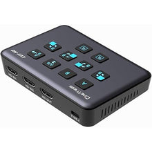 Load image into Gallery viewer, 4K Dual HDMI Video Capture Card with USB 3.0 Capture Speed Video Capture Device 4K HDMI Capture Card for Live Streaming Broadcasting with PIP Function for Video Gaming, USB 3.0 Video Capture
