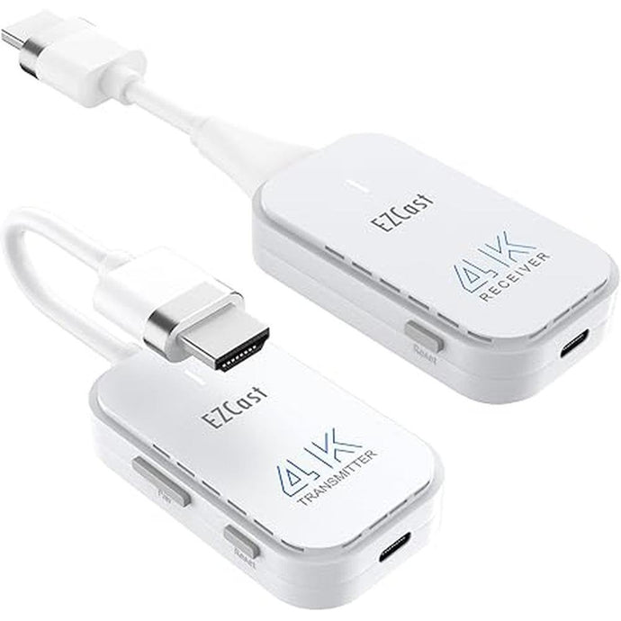4K Wireless HDMI Transmitter and Receiver 4K@30Hz HDMI Wireless Extender Kit Portable 98Ft/30M HDMI to HDMI Display Adapter Streaming Video/Audio to TV/Monitor/Projector from PC, Laptop, Cable Box