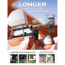 Load image into Gallery viewer, LISEN for iPad Holder for Car Accessories for Women Car Tv Headrest Tablet Holder, iPad Car Mount Backseat Car Organizer Kids Travel Essentials [3 in 1] Road Trip Essentials for 4.7-11 Tab Fire HD
