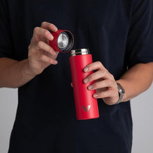 Load image into Gallery viewer, Mini Stainless Steel Water Bottle 14oz - Non-insulated | Designed for Bags | Slim, Ultra Lightweight &amp; Stylish – Red
