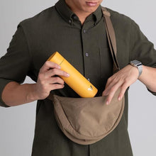 Load image into Gallery viewer, Mini Stainless Steel Water Bottle 14oz - Non-insulated | Designed for Bags | Slim, Ultra Lightweight &amp; Stylish - Yellow
