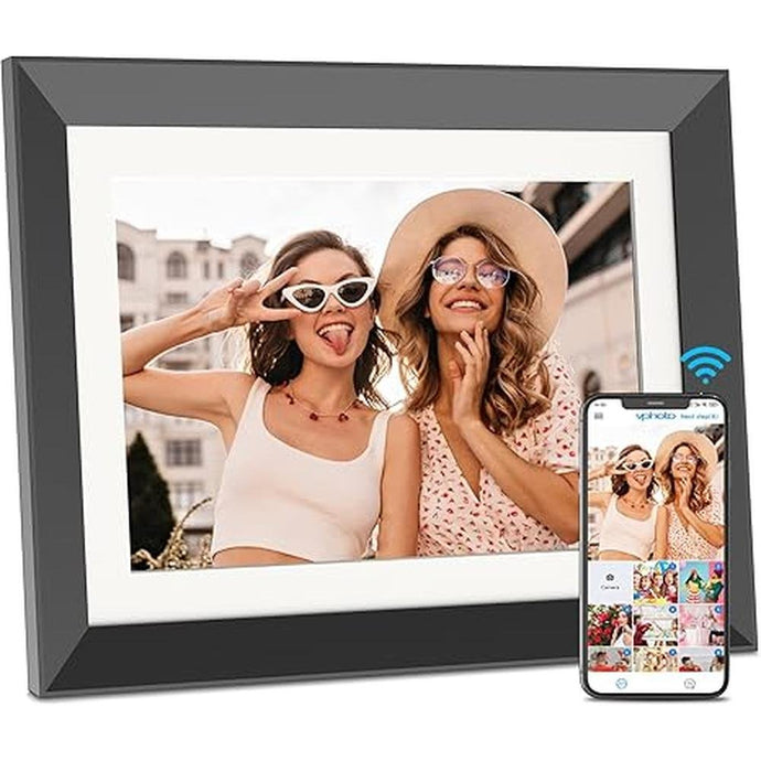 WiFi Digital Picture Frame Smart Digital Photo Frame - 10.1 inch FHD 32GB Digital Frame Touch Screen, Full Function, Easy to Share Photo Video via App Email, Unlimited Cloud Storage, Gift for Mom Dad
