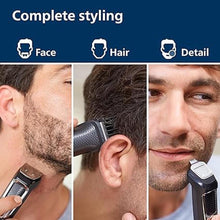 Load image into Gallery viewer, Philips Norelco Multi Groomer All-in-One Trimmer Series 3000-13 Piece Mens Grooming Kit for Beard, Face, Nose, Ear Hair Trimmer and Hair Clipper - NO Blade Oil Needed, MG3740/40
