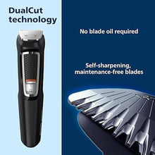 Load image into Gallery viewer, Philips Norelco Multi Groomer All-in-One Trimmer Series 3000-13 Piece Mens Grooming Kit for Beard, Face, Nose, Ear Hair Trimmer and Hair Clipper - NO Blade Oil Needed, MG3740/40

