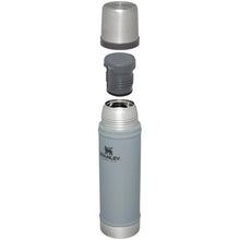 Load image into Gallery viewer, Stanley Classic Legendary Vacuum Bottle 20 oz | Wide Mouth with Leakproof Cup Lid | Keep Drinks Hot or Cold | Packable for Travel | Insulated Stainless Steel Thermos | BPA-Free | Hammertone Silver
