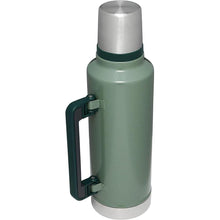 Load image into Gallery viewer, Stanley Classic Legendary Vacuum Bottle 2.0 qt | Wide Mouth with Leakproof Cup Lid | Keep Drinks Hot or Cold | Packable for Travel | Insulated Stainless Steel Thermos | BPA-Free | Hammertone Green
